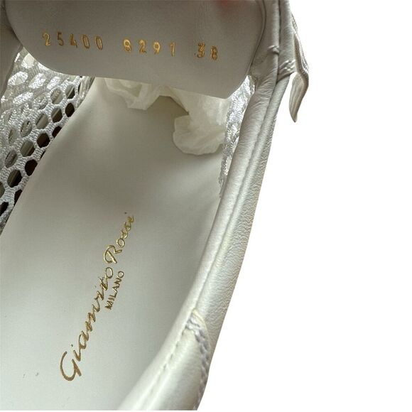 Gianvito Rossi Helena Sneakers White size 38 - Picture 3 of 5